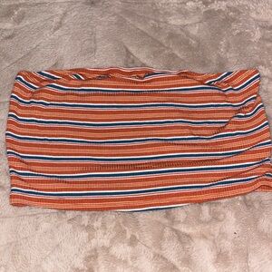 SHEIN Multicolor Striped Mini Tube Top